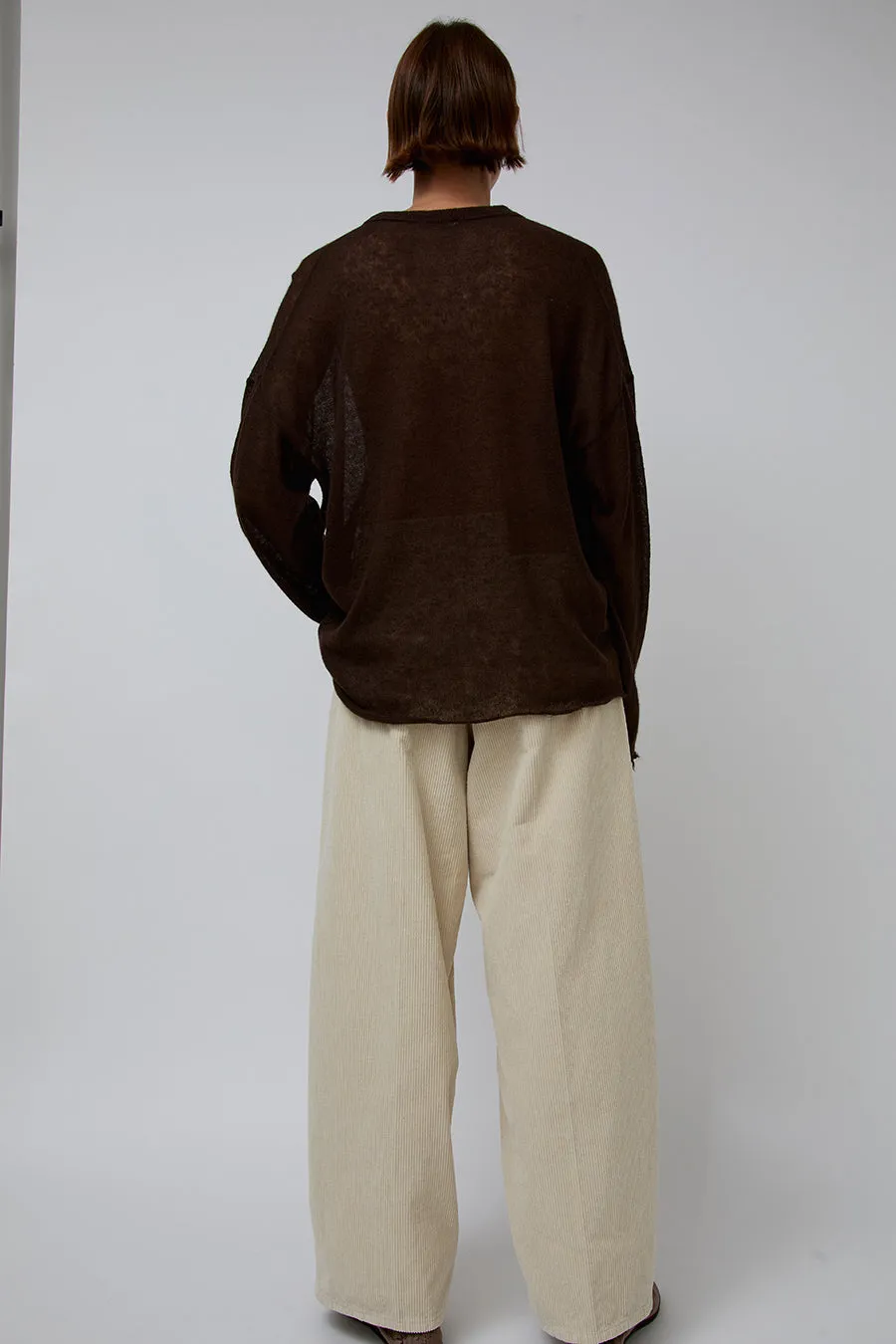 Haikure Bethany Velvet Jean in Ecru sold by No. 6 product image thumbnail 4