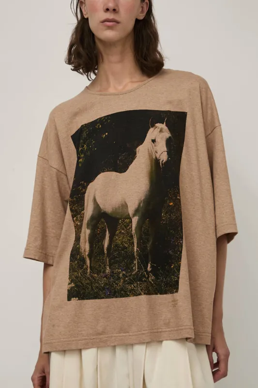 Anntian T-Shirt in Horse Print made by No. 6