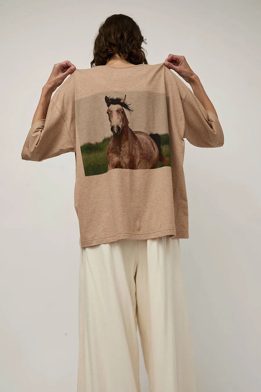 Anntian T-Shirt in Horse Print sold by No. 6 product image thumbnail 2