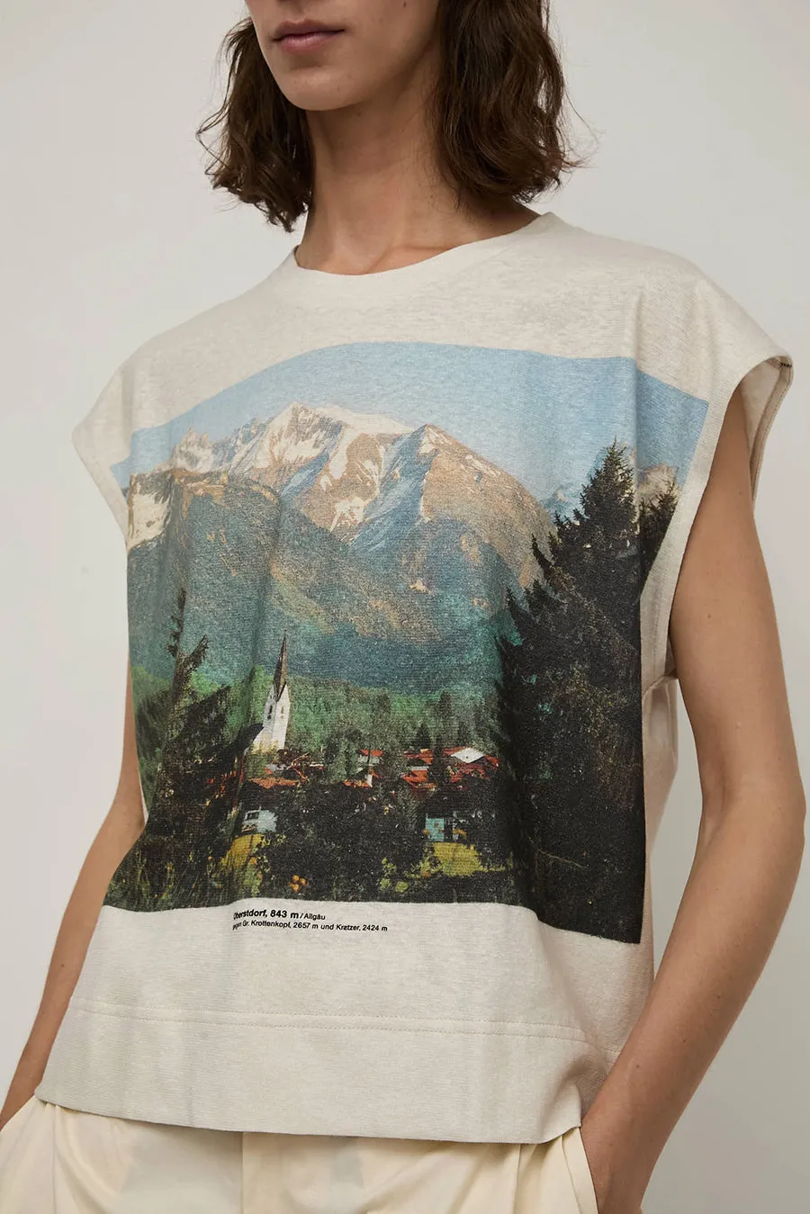 Anntian Tank Top in Print Postcards sold by No. 6