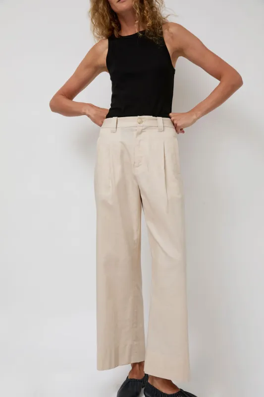 No.6 Kent Pant in Stone made by No. 6