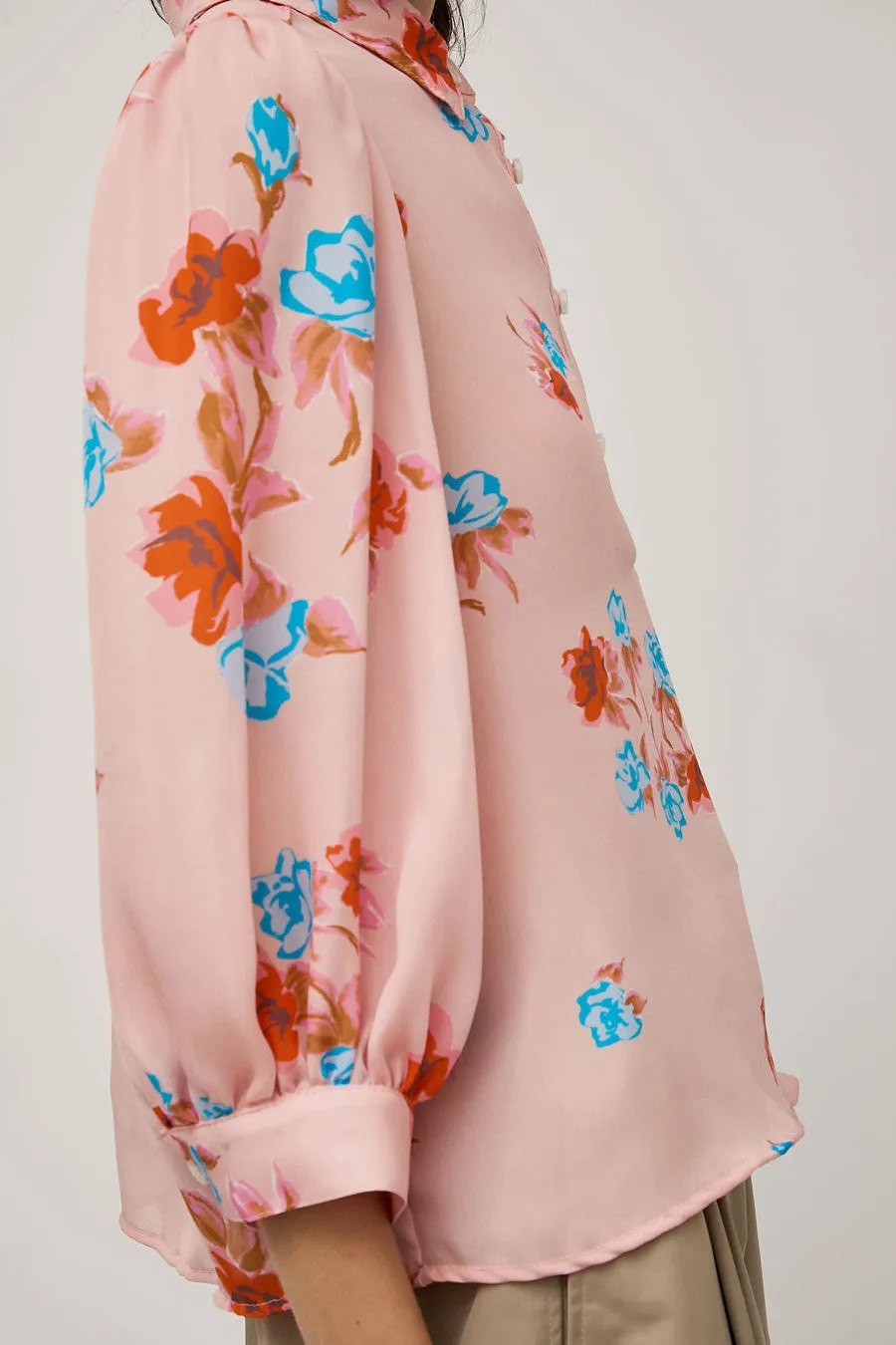 No.6 Esme Blouse in Pink Large Pansy sold by No. 6 product image thumbnail 4