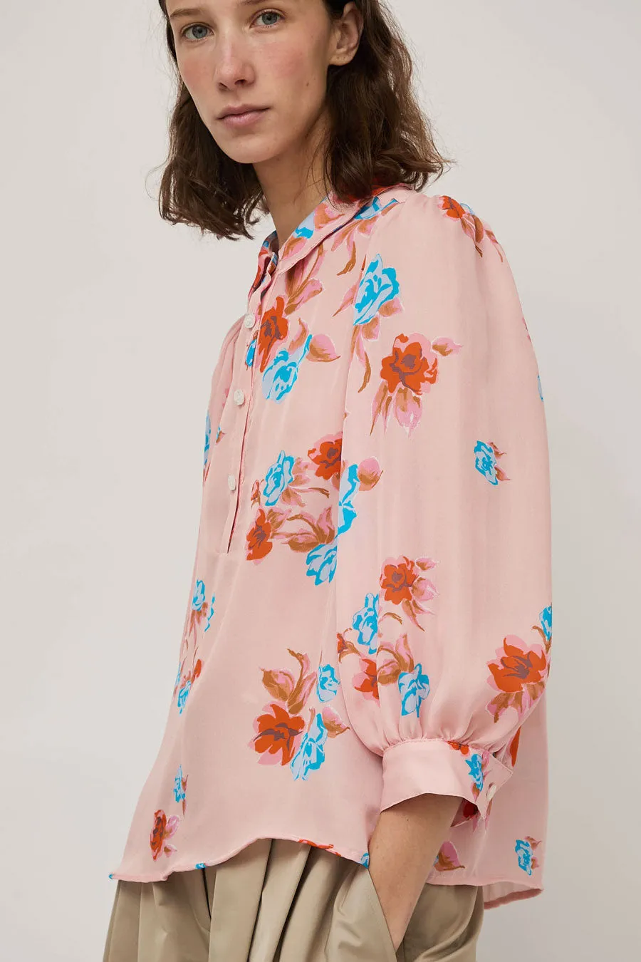 No.6 Esme Blouse in Pink Large Pansy sold by No. 6 product image thumbnail 2