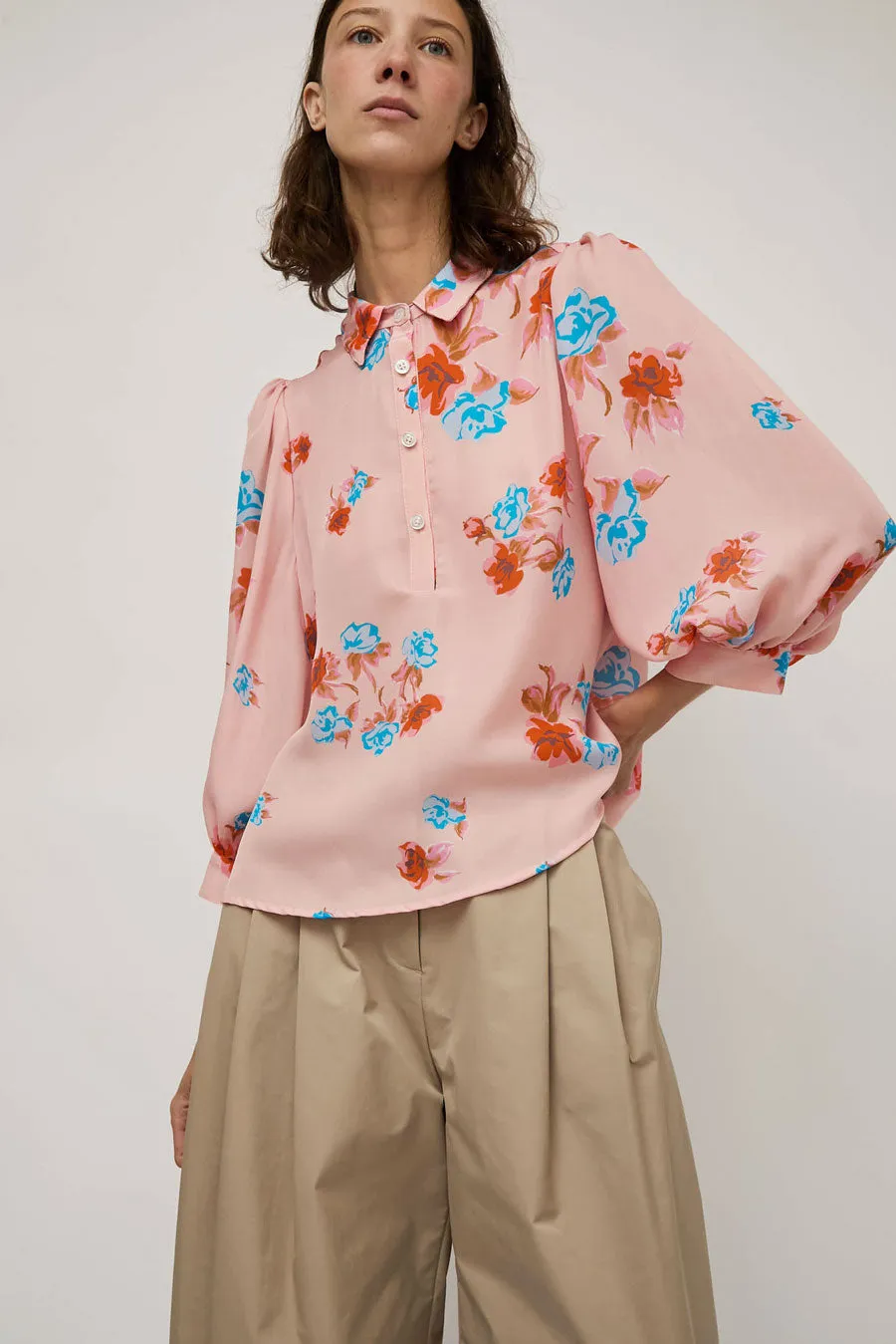 No.6 Esme Blouse in Pink Large Pansy sold by No. 6 product image thumbnail 3