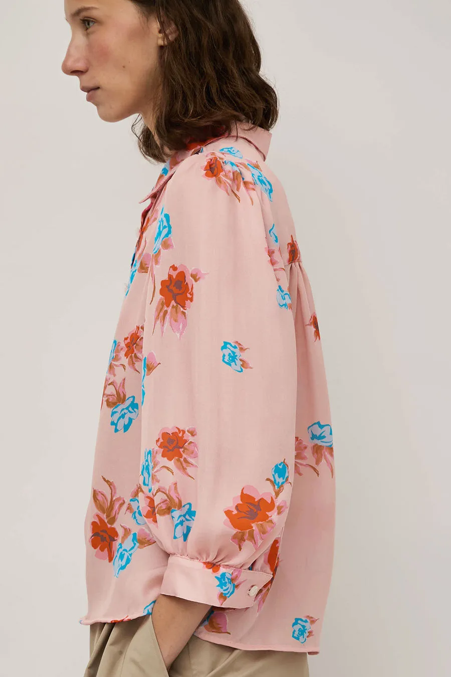 No.6 Esme Blouse in Pink Large Pansy sold by No. 6 product image thumbnail 5