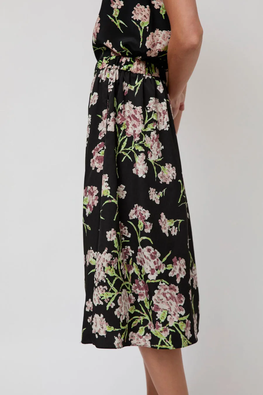 No.6 Sister Skirt in Black and Mauve Floral sold by No. 6 product image thumbnail 4