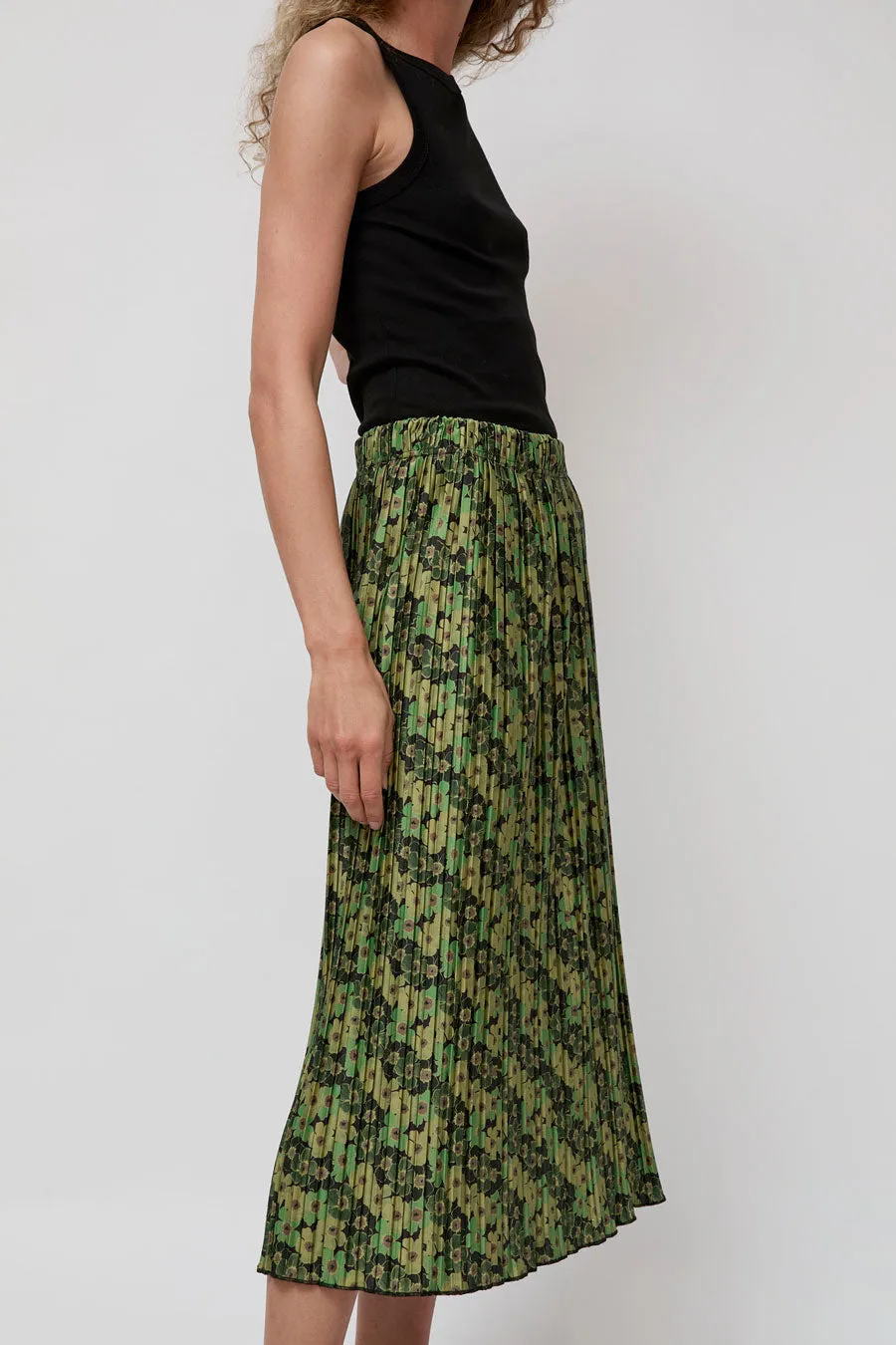 No.6 Kotomi Skirt in Olive Pansy sold by No. 6 product image thumbnail 4