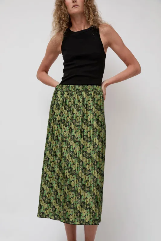 No.6 Kotomi Skirt in Olive Pansy made by No. 6