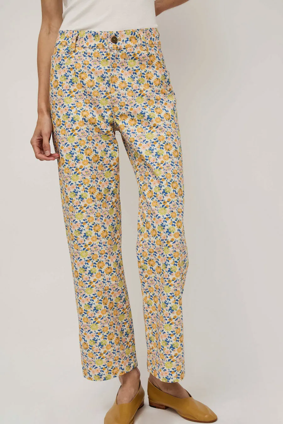 No.6 Agatha Pant in Melon Daisies sold by No. 6 product image thumbnail 3