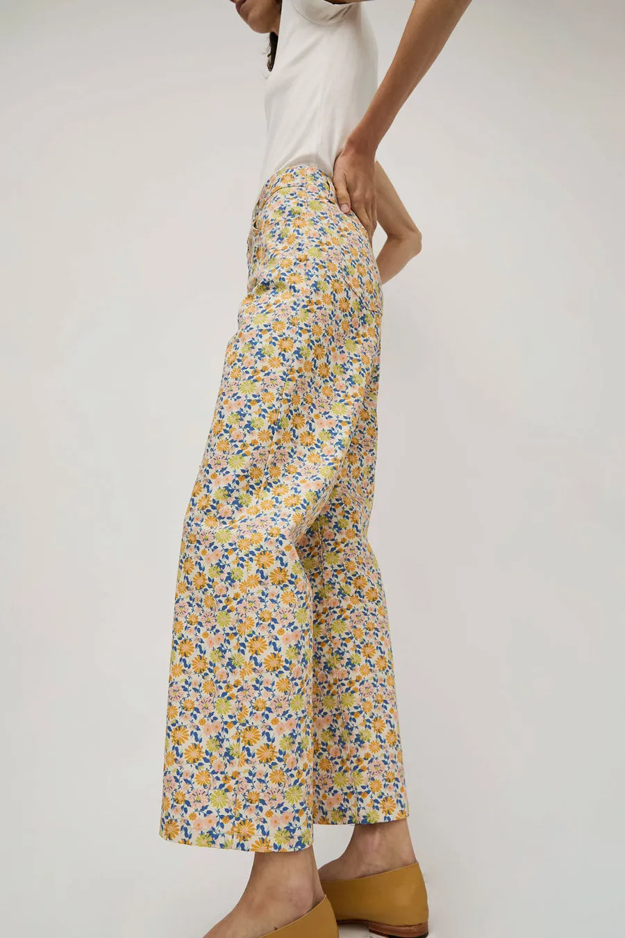 No.6 Agatha Pant in Melon Daisies sold by No. 6 product image thumbnail 4