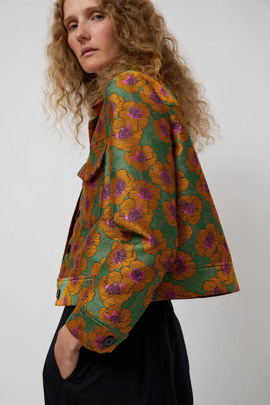 No.6 Claudia Jacket in Floral Jacquard sold by No. 6 product image thumbnail 2