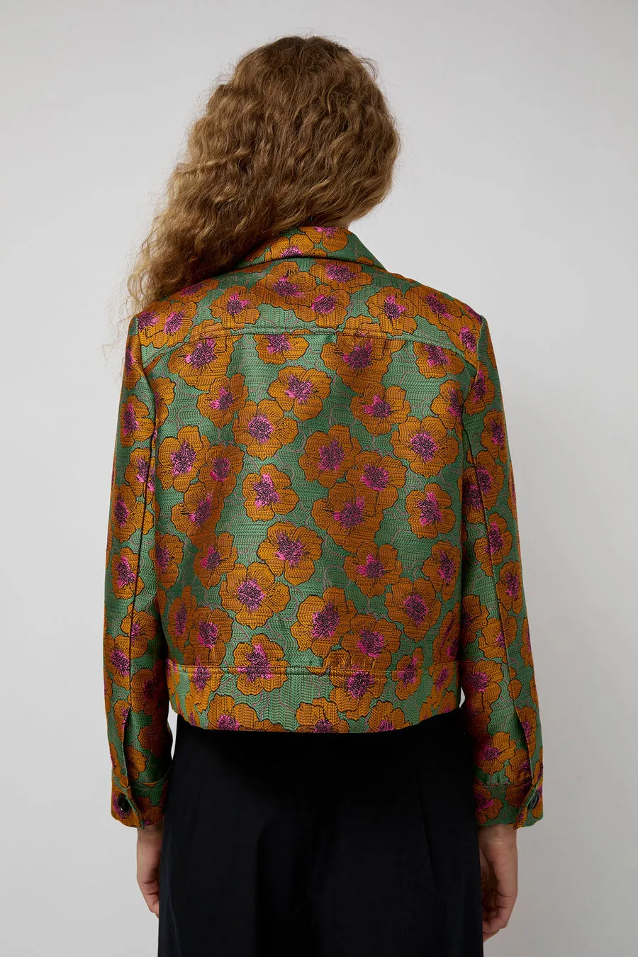 No.6 Claudia Jacket in Floral Jacquard sold by No. 6 product image thumbnail 5