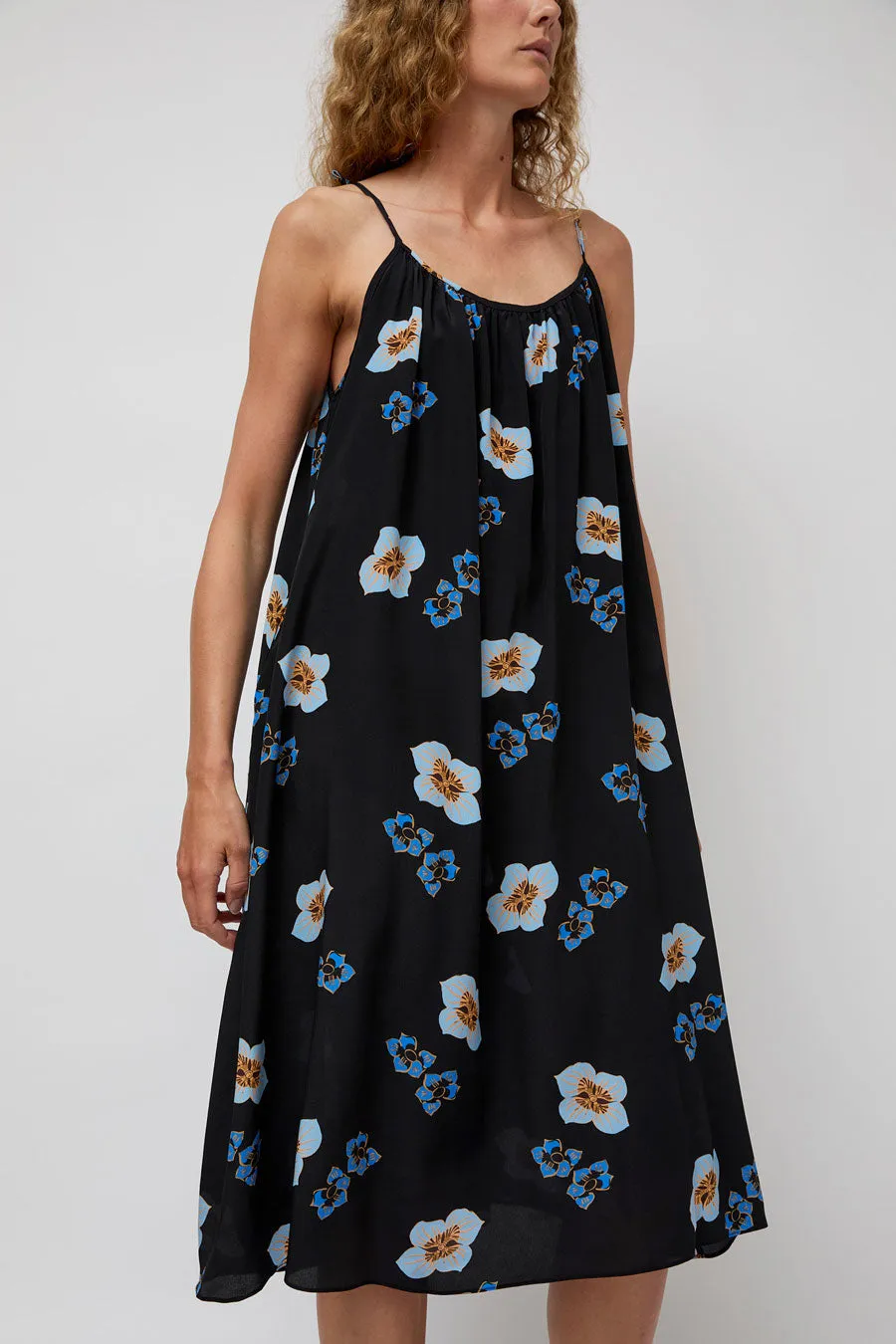 No.6 Ruby Dress in Black and Blue Amalfi sold by No. 6 product image thumbnail 3