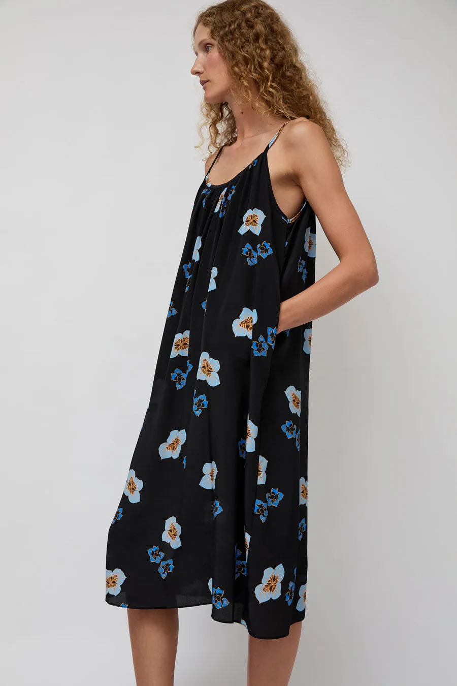 No.6 Ruby Dress in Black and Blue Amalfi sold by No. 6 product image thumbnail 4
