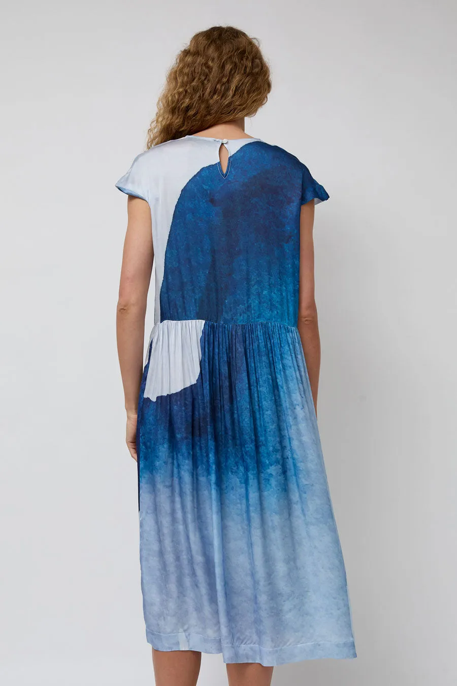 No.6 Mann Dress in Blue Watercolor sold by No. 6 product image thumbnail 5