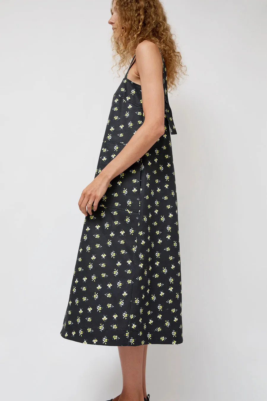 No.6 Linn Dress in Black and Yellow Ditsy sold by No. 6 product image thumbnail 3