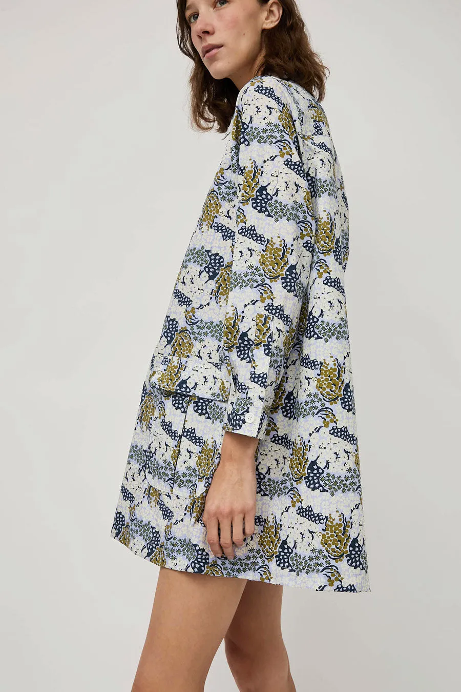 No.6 Annick Dress in Violet Camo Floral sold by No. 6 product image thumbnail 4