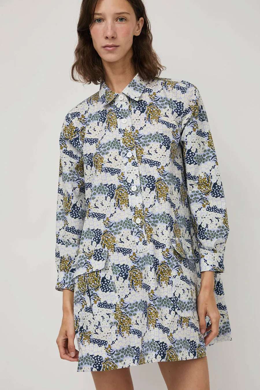 No.6 Annick Dress in Violet Camo Floral sold by No. 6