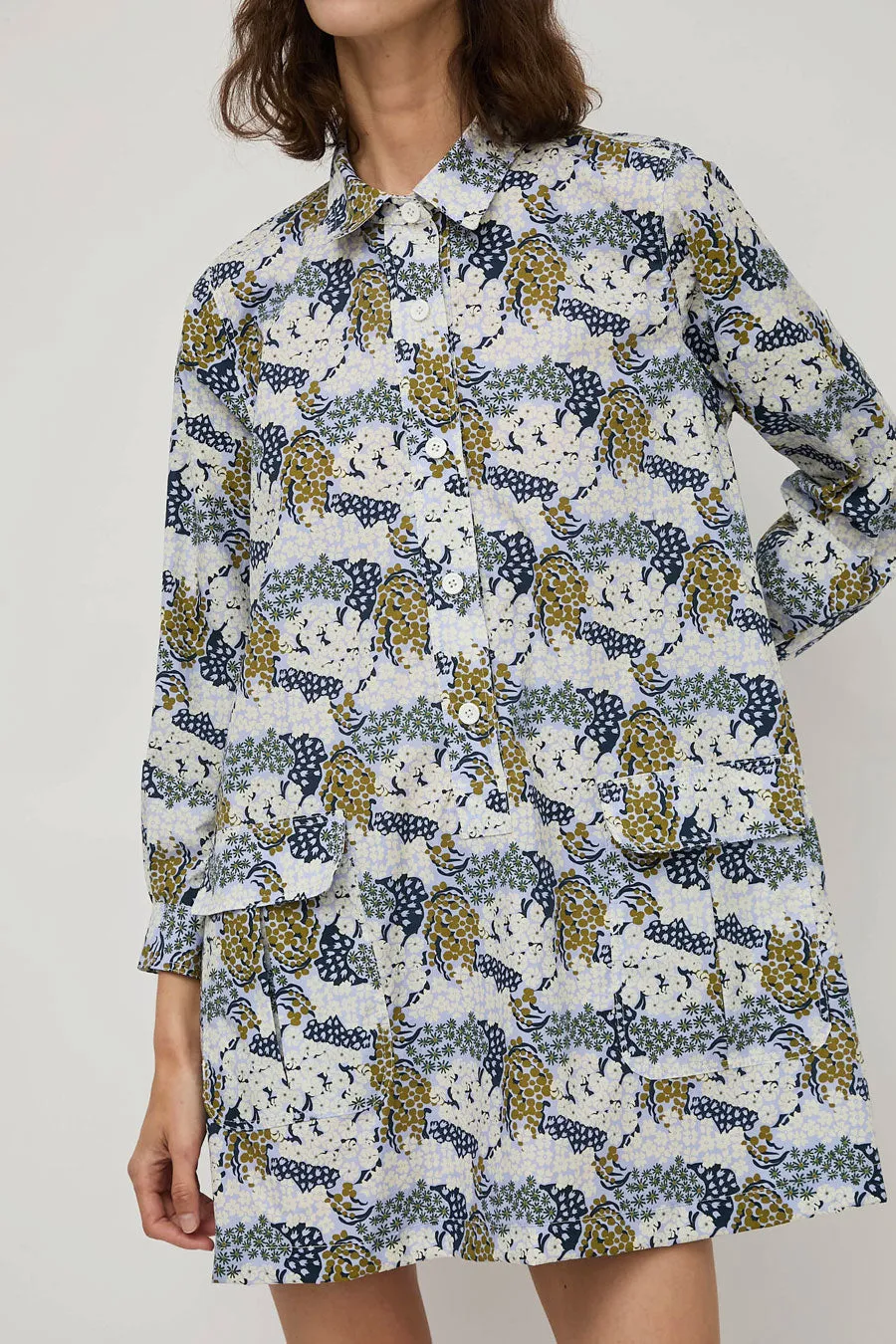 No.6 Annick Dress in Violet Camo Floral sold by No. 6 product image thumbnail 3