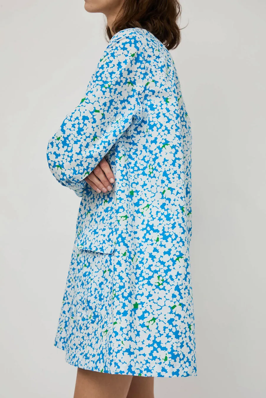 No.6 Annick Dress in Blue and White Blotch Print sold by No. 6 product image thumbnail 2