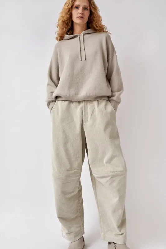 Lauren Manoogian Wide Cord Pant in Ivory made by No. 6