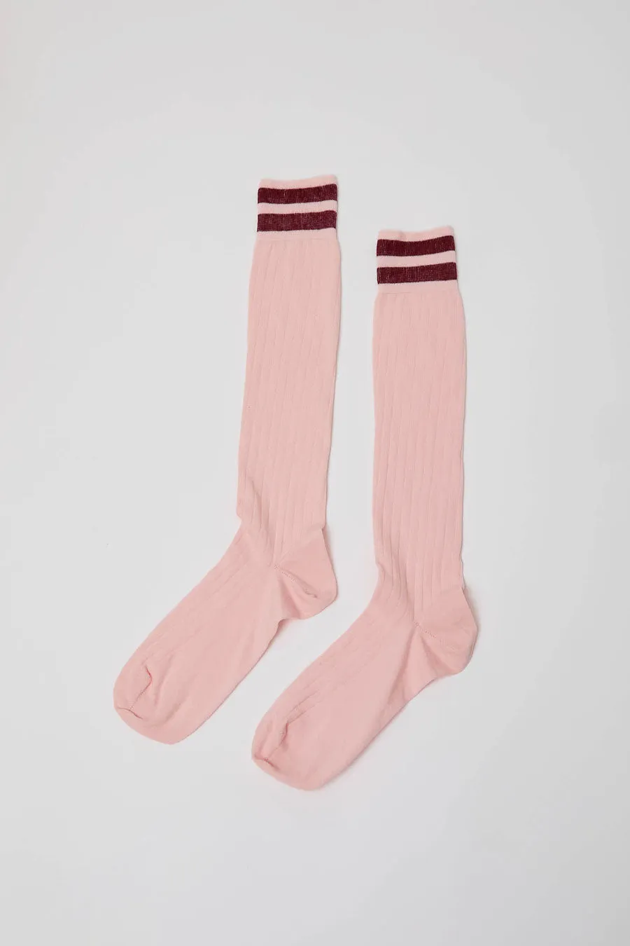 Maria La Rosa Bio Cotton Tube Socks in Pink sold by No. 6 product image thumbnail 2