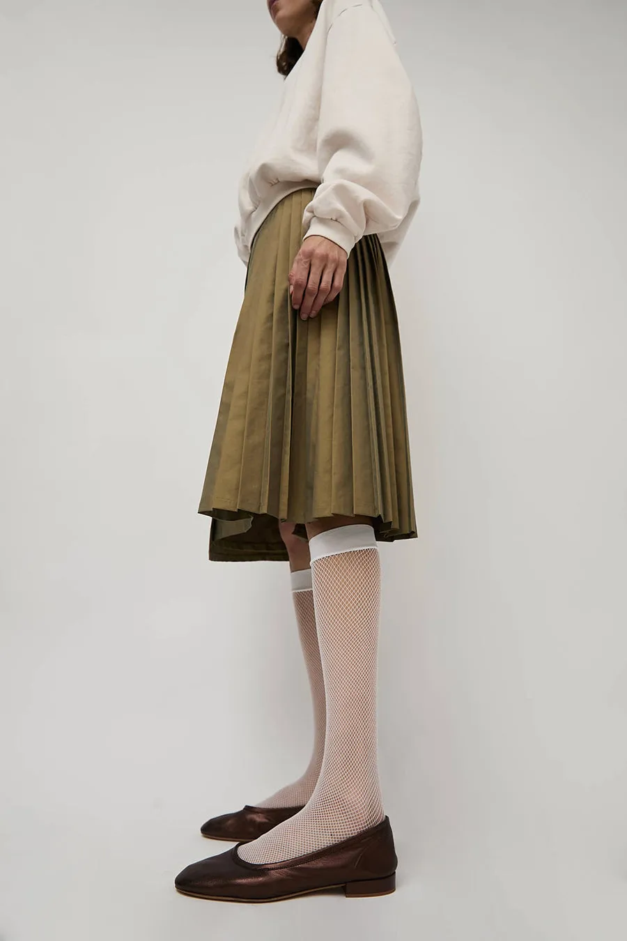 Maria La Rosa Net Ankle Socks in White sold by No. 6 product image thumbnail 3