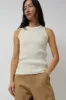 Mijeong Park Ribbed Knit Tank in Ivory sold by No. 6