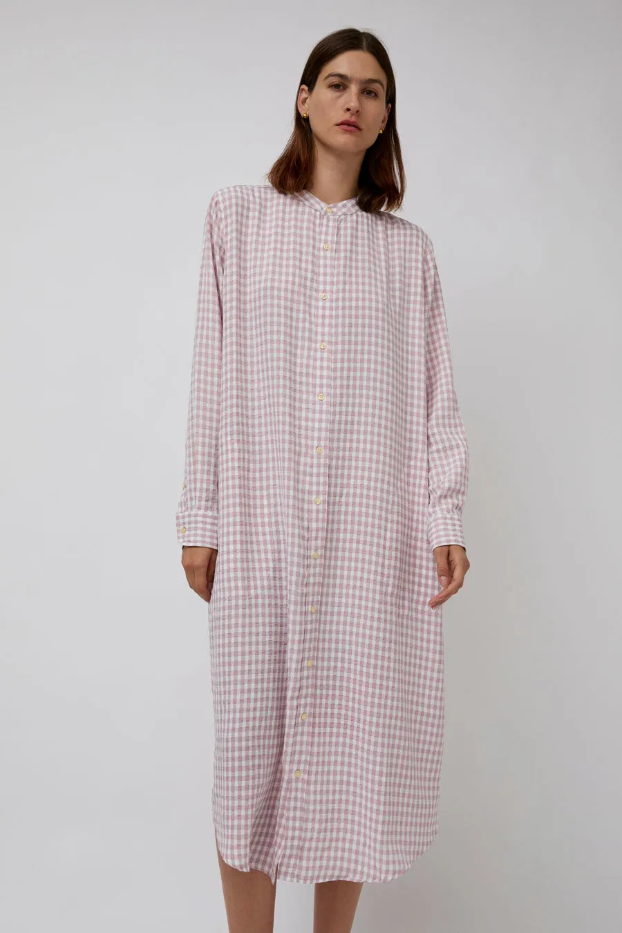 Sultan Wash Blouse Dress Vichy in Rose Pale sold by No. 6 product image thumbnail 2