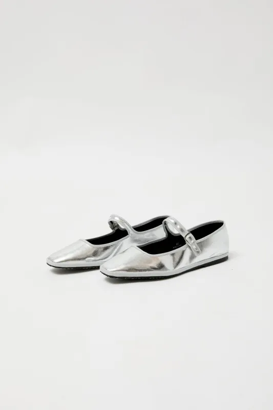 Drogheria Crivellini Square Mary Jane in Silver sold by No. 6