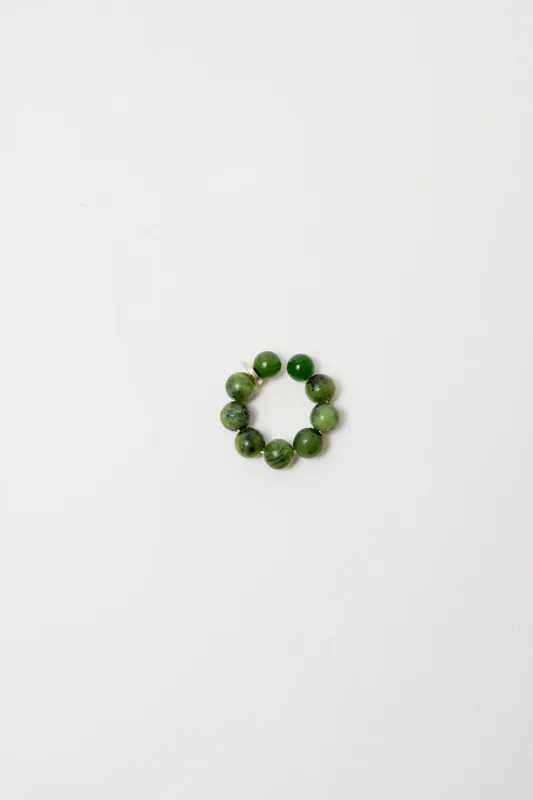 Mussels and Muscles Spheres Small Earcuff in Dark Green sold by No. 6
