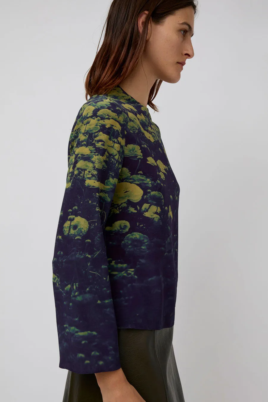 No.6 Diane Top in Green Poppies sold by No. 6 product image thumbnail 2