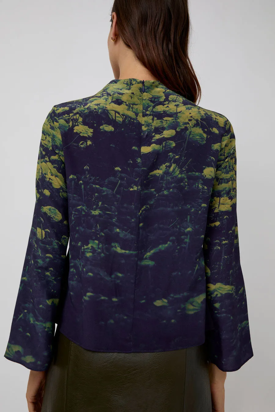 No.6 Diane Top in Green Poppies sold by No. 6 product image thumbnail 5