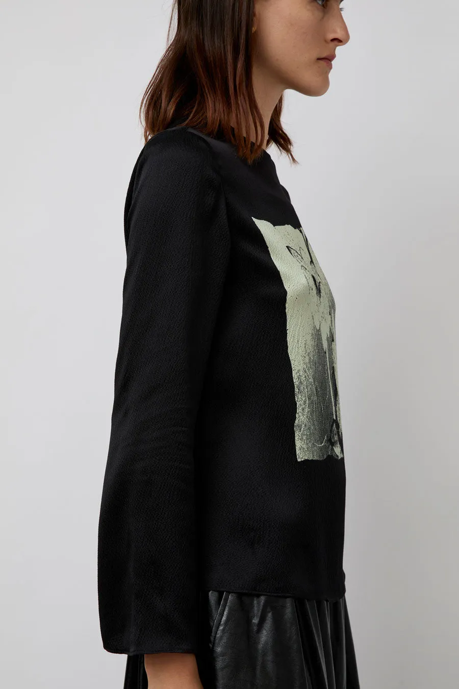 No.6 Diane Top in Black Magnolia sold by No. 6 product image thumbnail 4