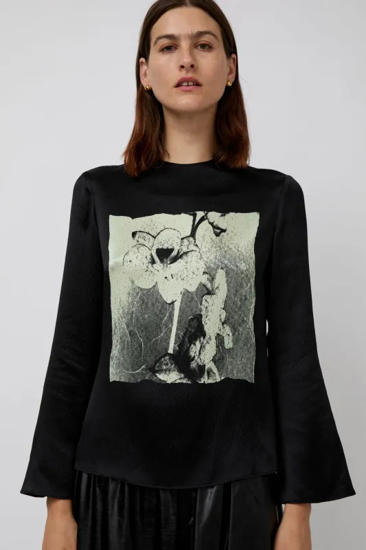 No.6 Diane Top in Black Magnolia sold by No. 6