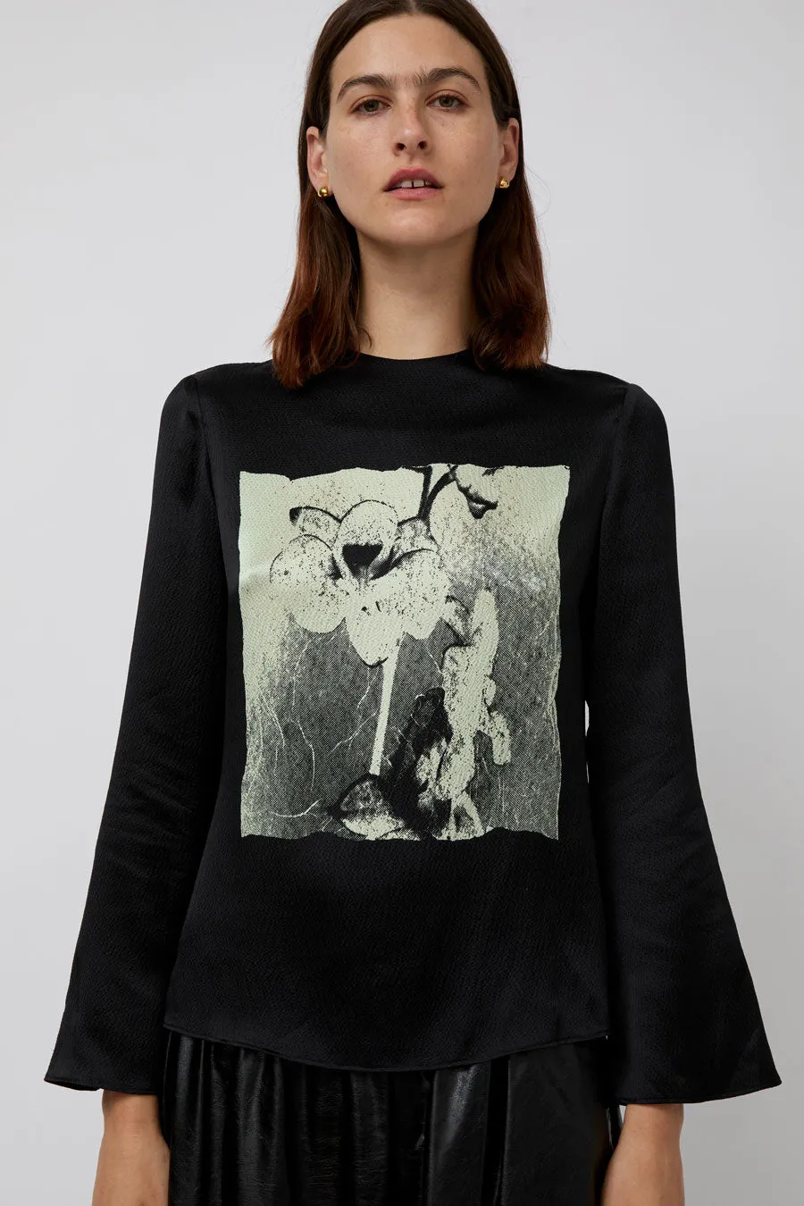 No.6 Diane Top in Black Magnolia sold by No. 6