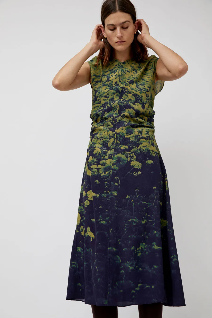 No.6 Rochelle Dress in Green Poppies sold by No. 6 product image thumbnail 5