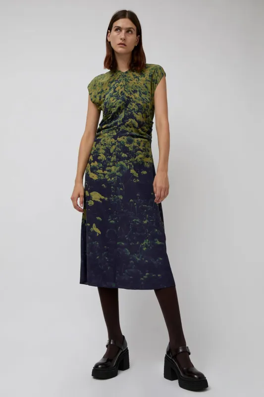 No.6 Rochelle Dress in Green Poppies sold by No. 6