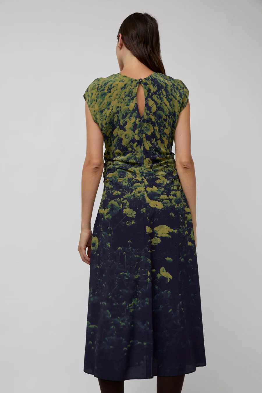 No.6 Rochelle Dress in Green Poppies sold by No. 6 product image thumbnail 4