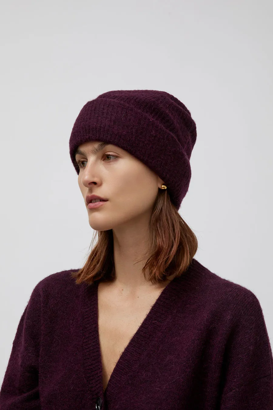 No.6 Knit Hat in Bordeaux sold by No. 6 product image thumbnail 2