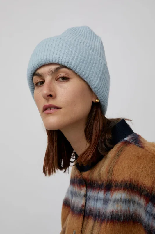 No.6 Knit Hat in Ice Blue sold by No. 6