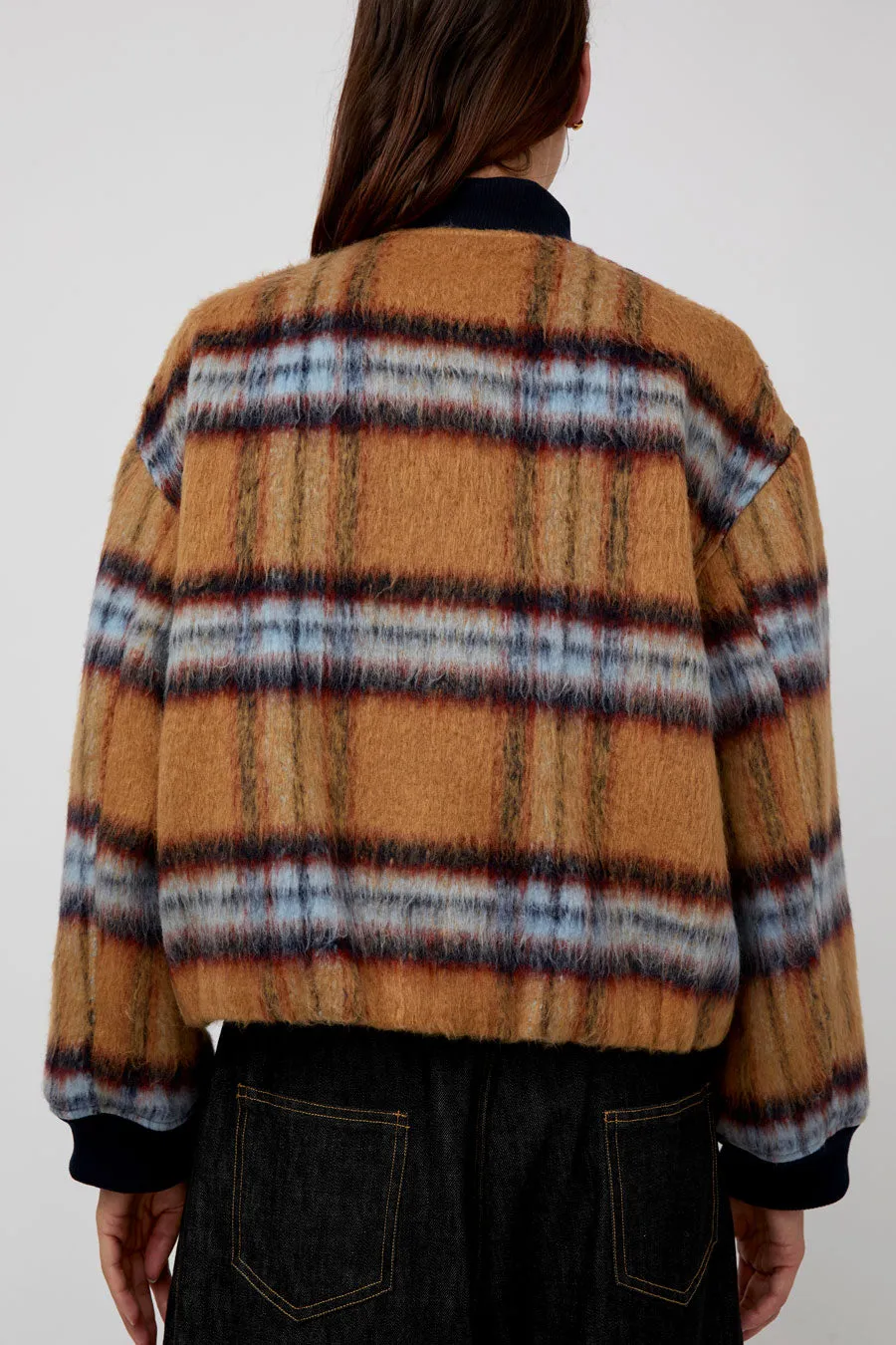 No.6 Dover Jacket in Camel Plaid sold by No. 6 product image thumbnail 4