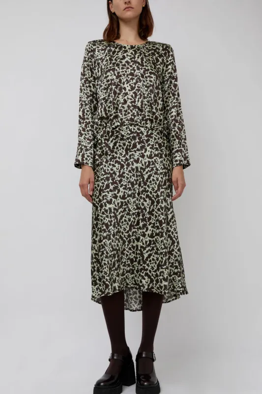 No.6 Mitta Skirt in Mint Ink Blot sold by No. 6