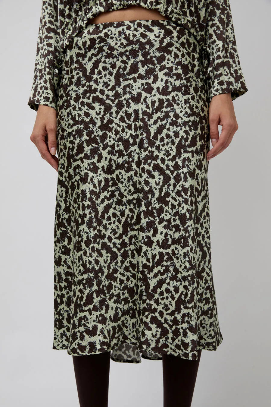 No.6 Mitta Skirt in Mint Ink Blot sold by No. 6 product image thumbnail 4