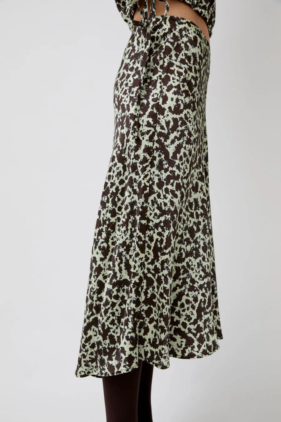 No.6 Mitta Skirt in Mint Ink Blot sold by No. 6 product image thumbnail 3