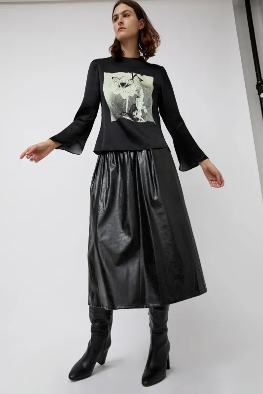 No.6 Mel Skirt in Black sold by No. 6