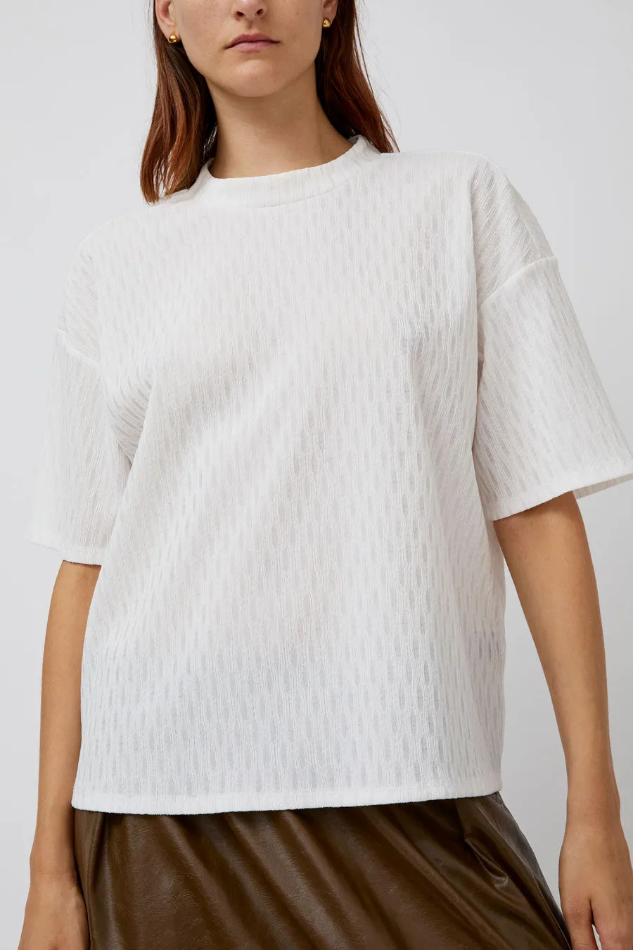 No.6 Ada Tee in White sold by No. 6