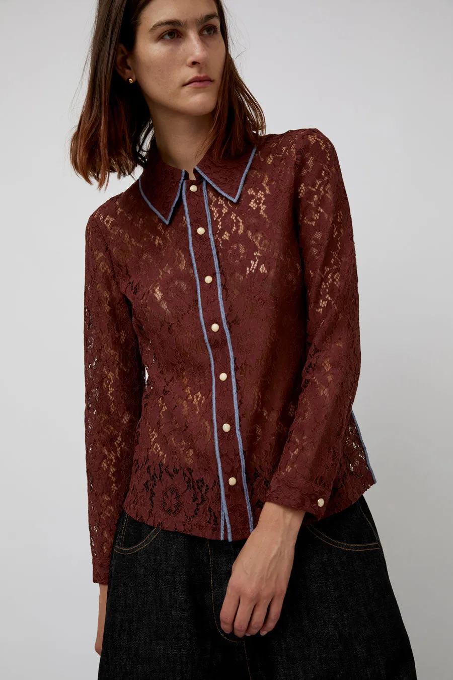 No.6 Anaise Top in Chocolate sold by No. 6 product image thumbnail 3