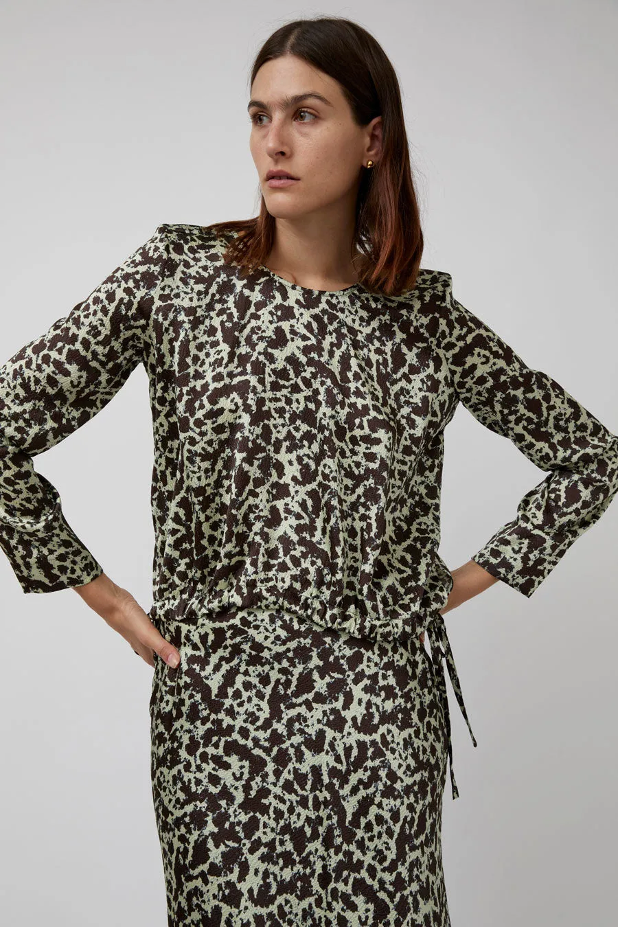 No.6 Ana Top in Mint Ink Blot sold by No. 6