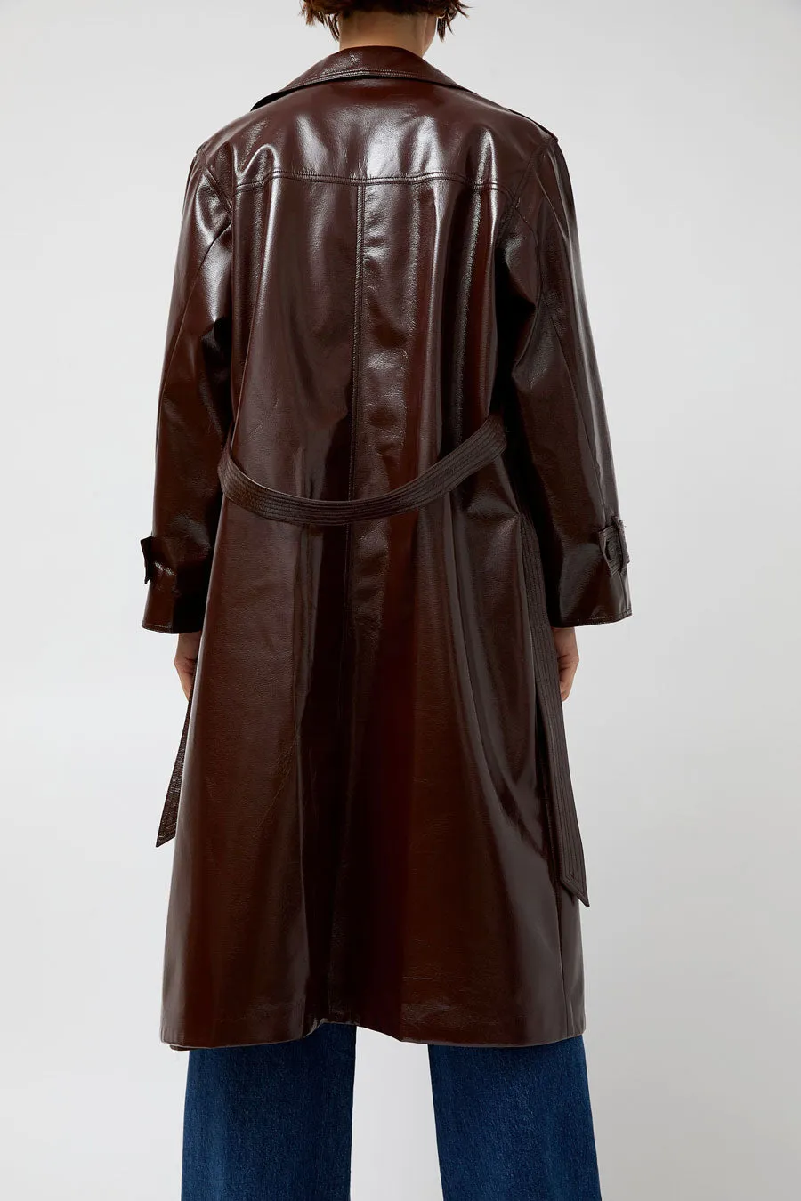 No.6 Mia Trench in Bordeaux sold by No. 6 product image thumbnail 5
